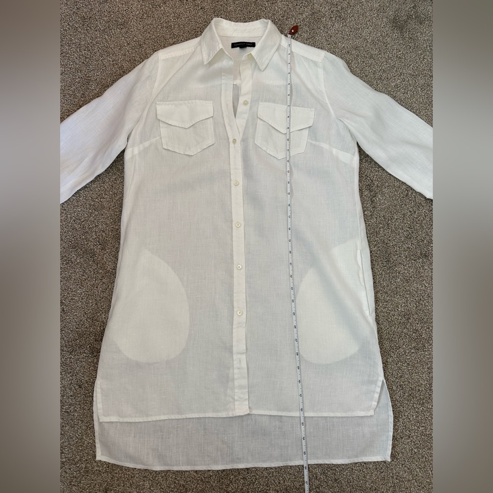 Banana Republic White Button Down Shirt - Picture 11 of 12